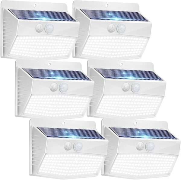 [6 Packs] Solar Outdoor Motion Sensor Security Lights – Waterproof & Energy-Efficient - Image 5