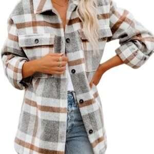 Women’s Flannel Plaid Shacket